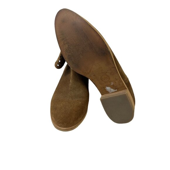 Michael Kors Women's Brown Rust Small Heel Ankle Boot - Picture 6 of 6